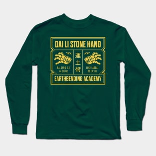 Dai Li Stone Hand Earthbending Academy - Earth Kingdom Colors Long Sleeve T-Shirt